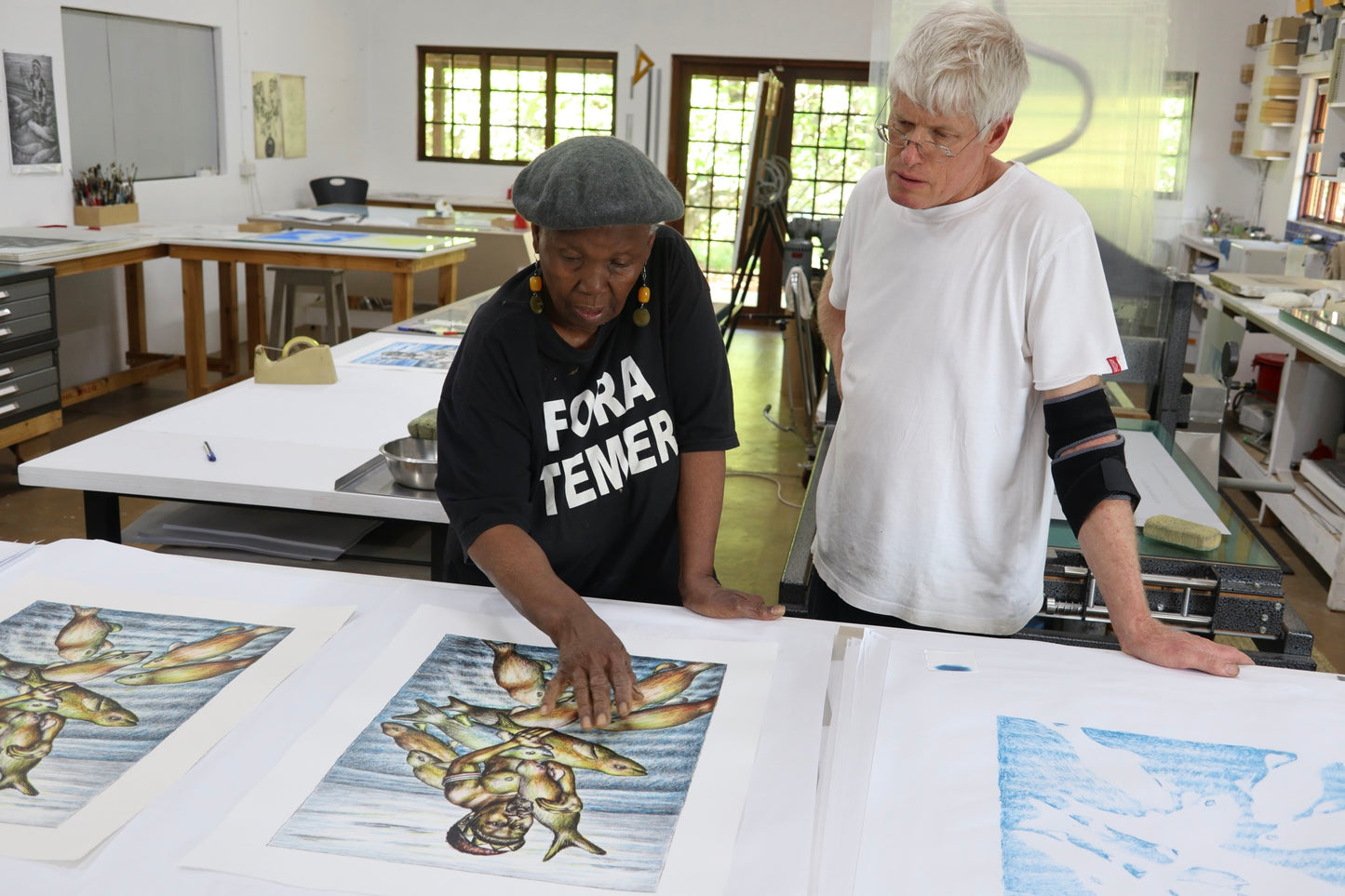 Hoping for the future.: